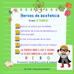 Attendance Awareness Month - Spanish